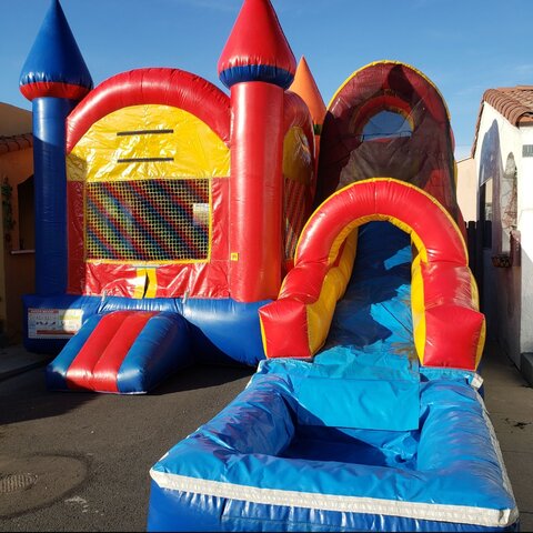 4 in 1 Jumper & Slide Combo Rental (Dry Slide)