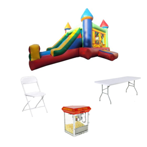Deluxe Jumper & Slide Party Package Rentals 