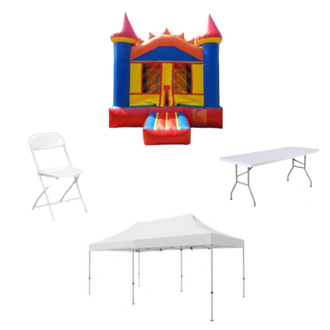 Deluxe Jumper & Canopy Party Package Rental