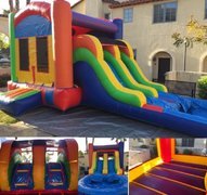 Double Water Slide & Jumper Combo Rental 