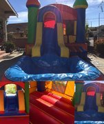 Castle Water Slide & Jumper Combo  ... [Up To 8 Kids]