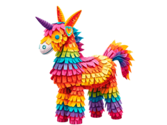 Pinatas, stick and party accessories