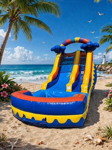 14ft Blue Wave Waterslide