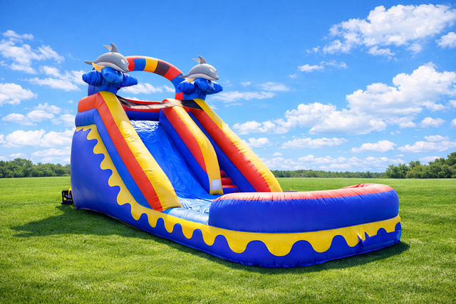 14ft Dolphin Waterslide