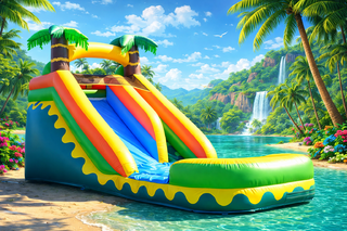 18ft Tropical Waterslide