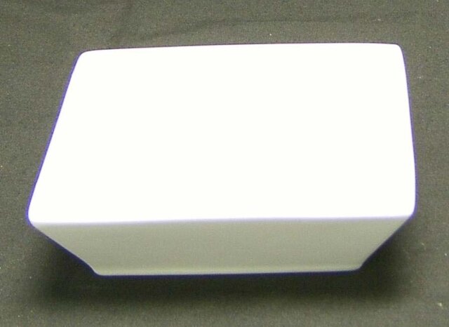 White Square Rim Square Bowl