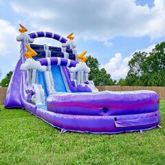 20' Raging Thunder DUAL LANE Water Slide
