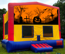 Halloween Spooky Graveyard Bounce House
