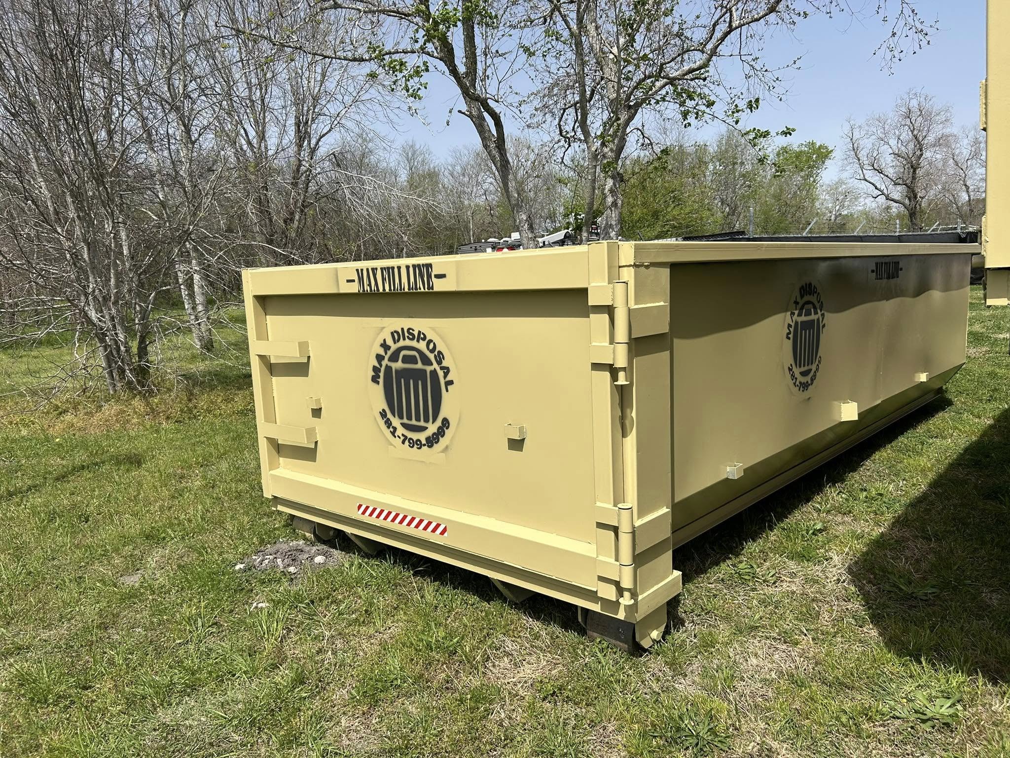 roll off container in max disposal