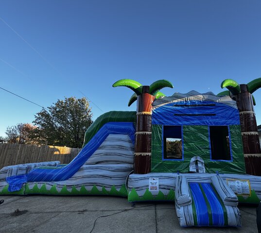 Tropical Crush Combo bounce house