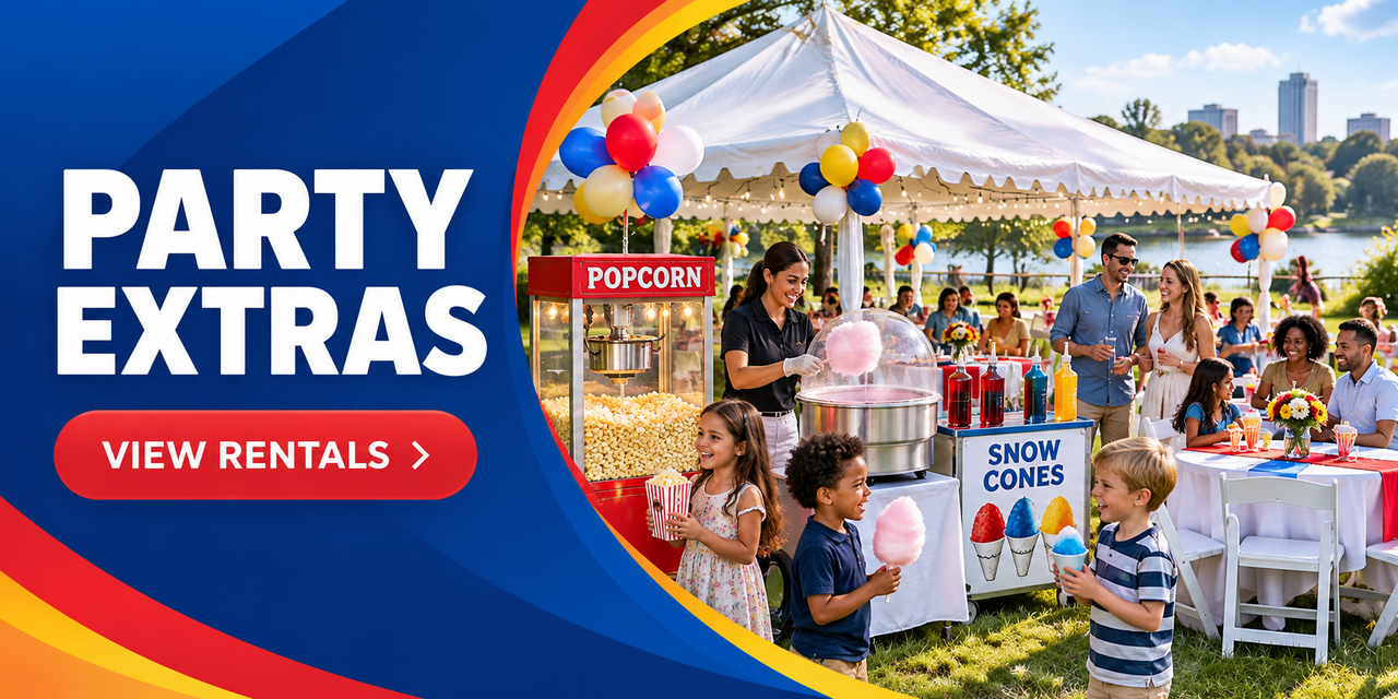 Party extras and concession rentals from Mr. Calvin's Bouncers