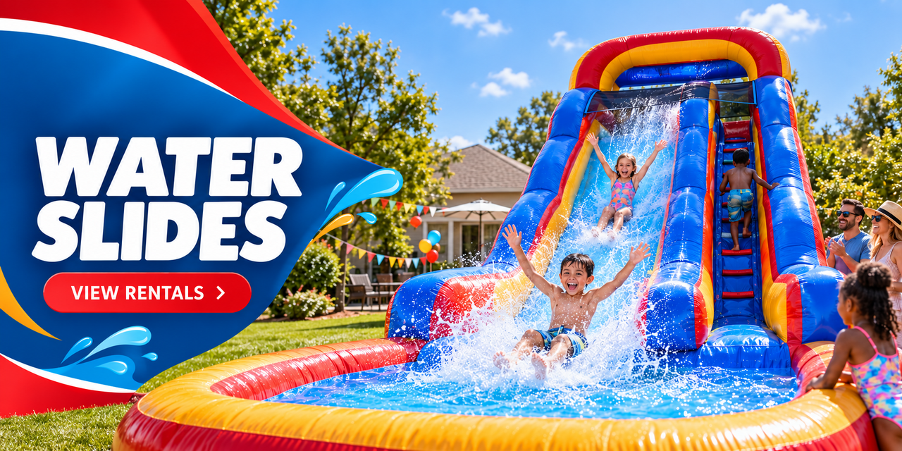 Water slide rentals from Mr. Calvin's Bouncers