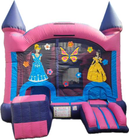 5-1 Butterfly Combo Bounce House 