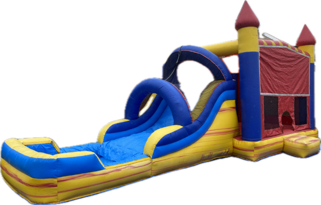Wet Module Castle Combo Bounce House
