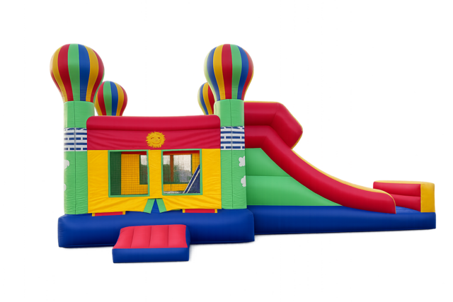 Hot Air Balloon Combo Bounce House