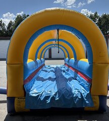 Yellow n Blue Slip n Slide w Pool