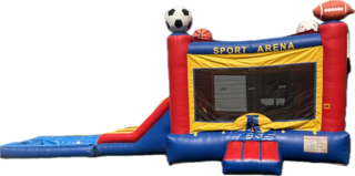  Sports Arena Dual Lane Combo with Pool