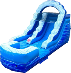 12' Blue Marble Water Slide