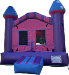 Pink n Purple Castle Bounce House