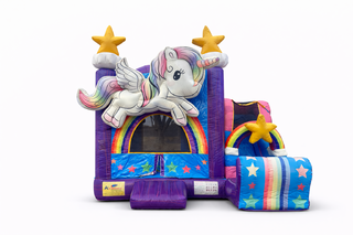 Unicorn Combo Bounce House