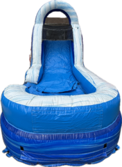 12' Blue Marble Backloading Water Slide