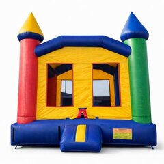 Multi Color Arch Castle Bounce House