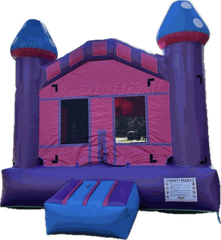 Pink n Purple Castle Bounce House