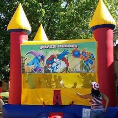 Superhero Module Castle Bounce House