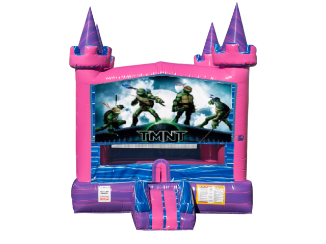 TMNT Pink Bounce House