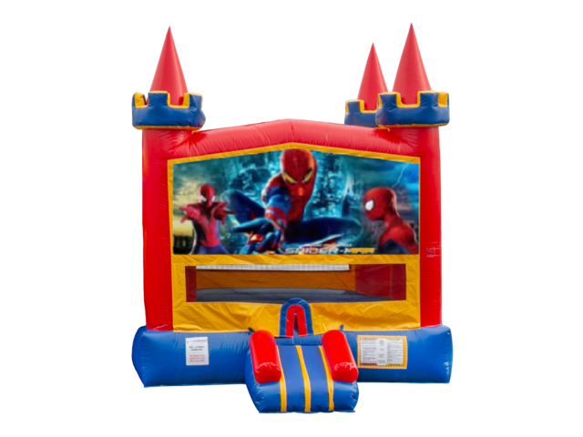 Spider Man Banner Bounce House