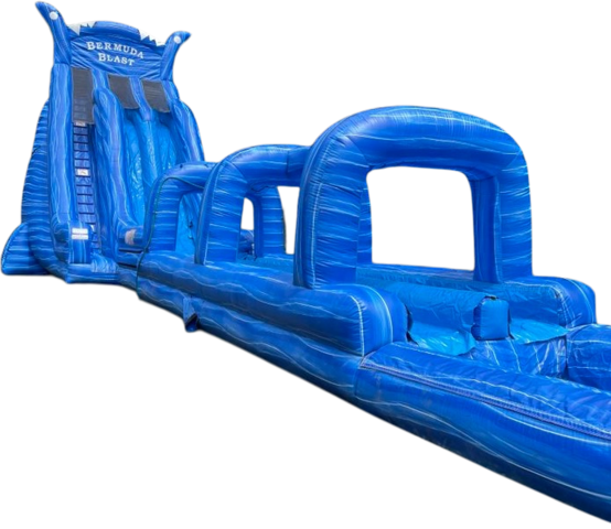 27ft Blue Bermuda Blast Water Slide