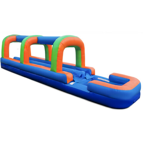 35ft Dual Lane Slip N Slide with Pool