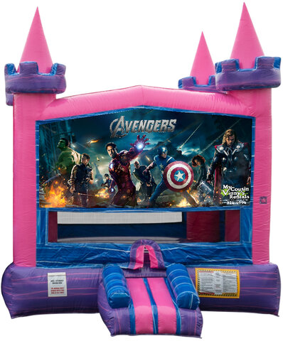 Avengers Pink Bounce House