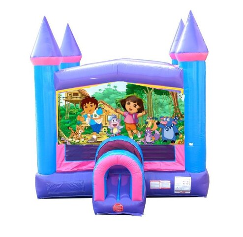 Dora Pink Bounce House Rental