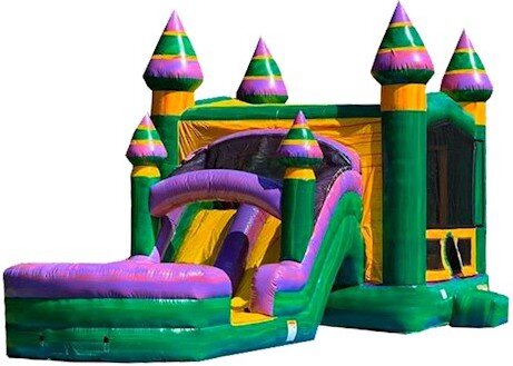 27ft Dual Lane Super Slide  Mr. Bounce Inflatable Rentals