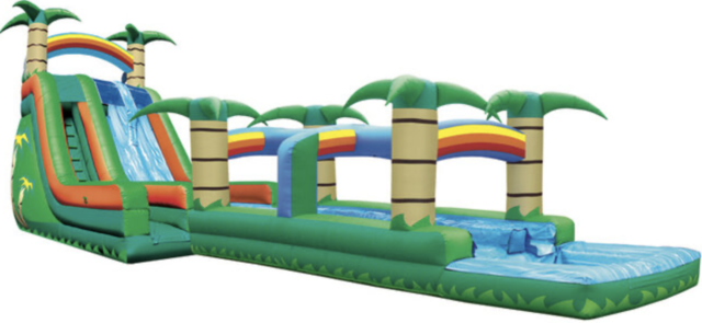 22ft Hawaiian Splash Dual Lane Water Slide #48 & #49