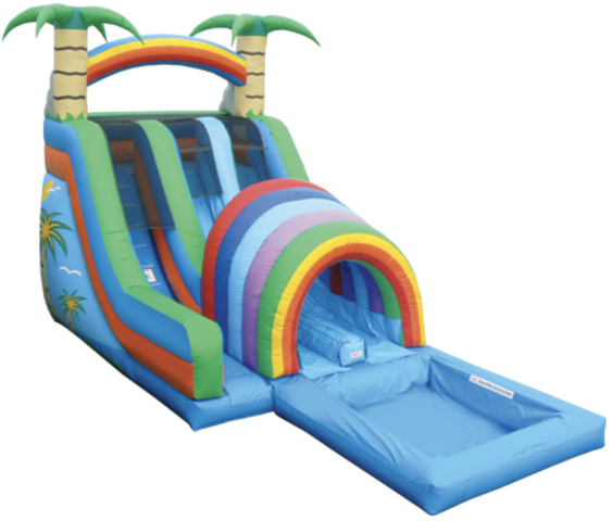 18ft Double Funnel Dual Lane Water Slide #135