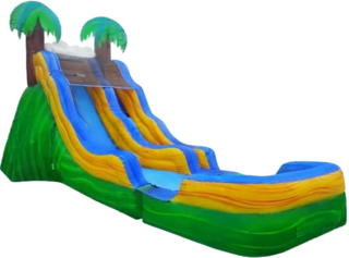 18ft Cali Palm Water Slide