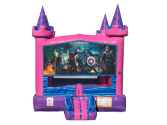 Avengers Pink Bounce House