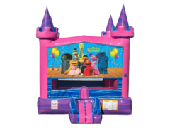 Sesame Pink Bounce House