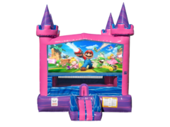 Mario Pink Bounce House