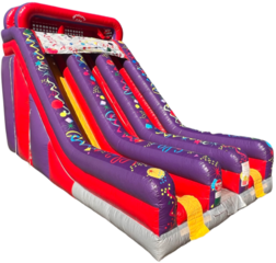 20ft Party Dual Lane Dry Slide