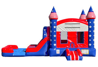 <b>Stars n' Stripes Dual Lane Combo</b><br><small>Wet or Dry Slide</small>