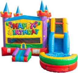 Happy Birthday Modular Castle Combo<br>Wet or Dry</br>