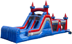 50ft Castle Run Obstacle<br>Wet or Dry</br>