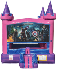 Avengers Pink Bounce House