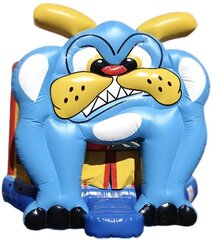 Bull Dog Bounce House – Used Happy Jump 13x13 Mascot Inflatable