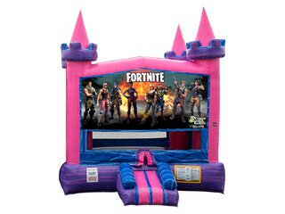 Fortnite Pink Castle Bounce House