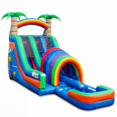 <b>18ft Double Funnel Dual Lane Water Slide</b><br><small>Water Slide</small>