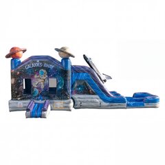 <b>Galaxy's Away Dual Lane Space Combo</b><br><small>Wet or Dry • Inflatable Combo</small>